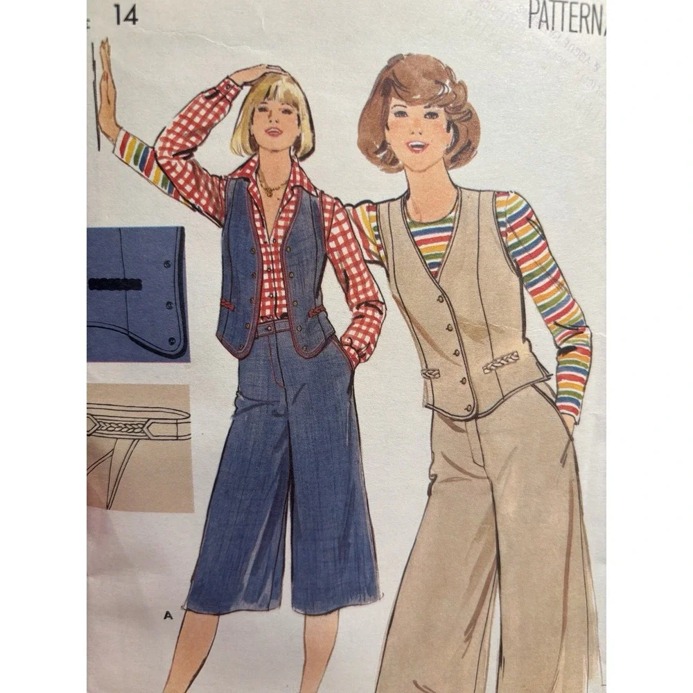 Butterick Lot of 6 Women's Vintage Original Sewing Patterns Fast and Easy